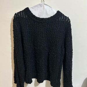 John + Jenn Textured Black Sweater